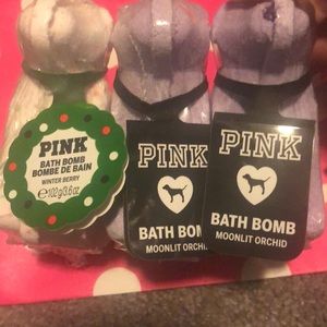 PINK Victoria's Secret Other - VS pink bath bomb trio PINK Victoria's Secret Other - VS pink bath bomb trio